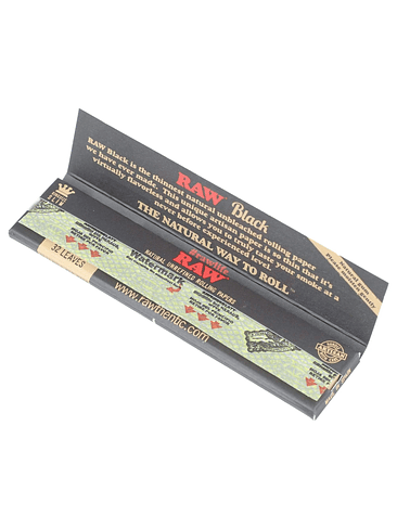 PAPELILLOS BLACK KING SIZE SLIM-RAW 4