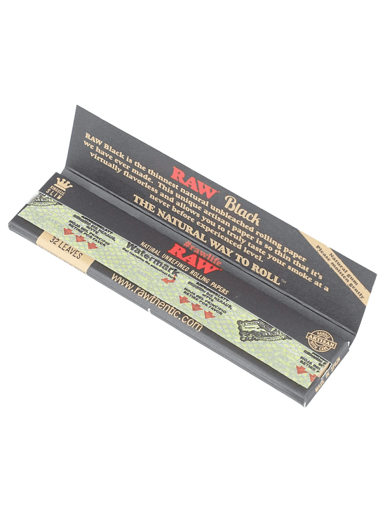 PAPELILLOS BLACK KING SIZE SLIM-RAW 4