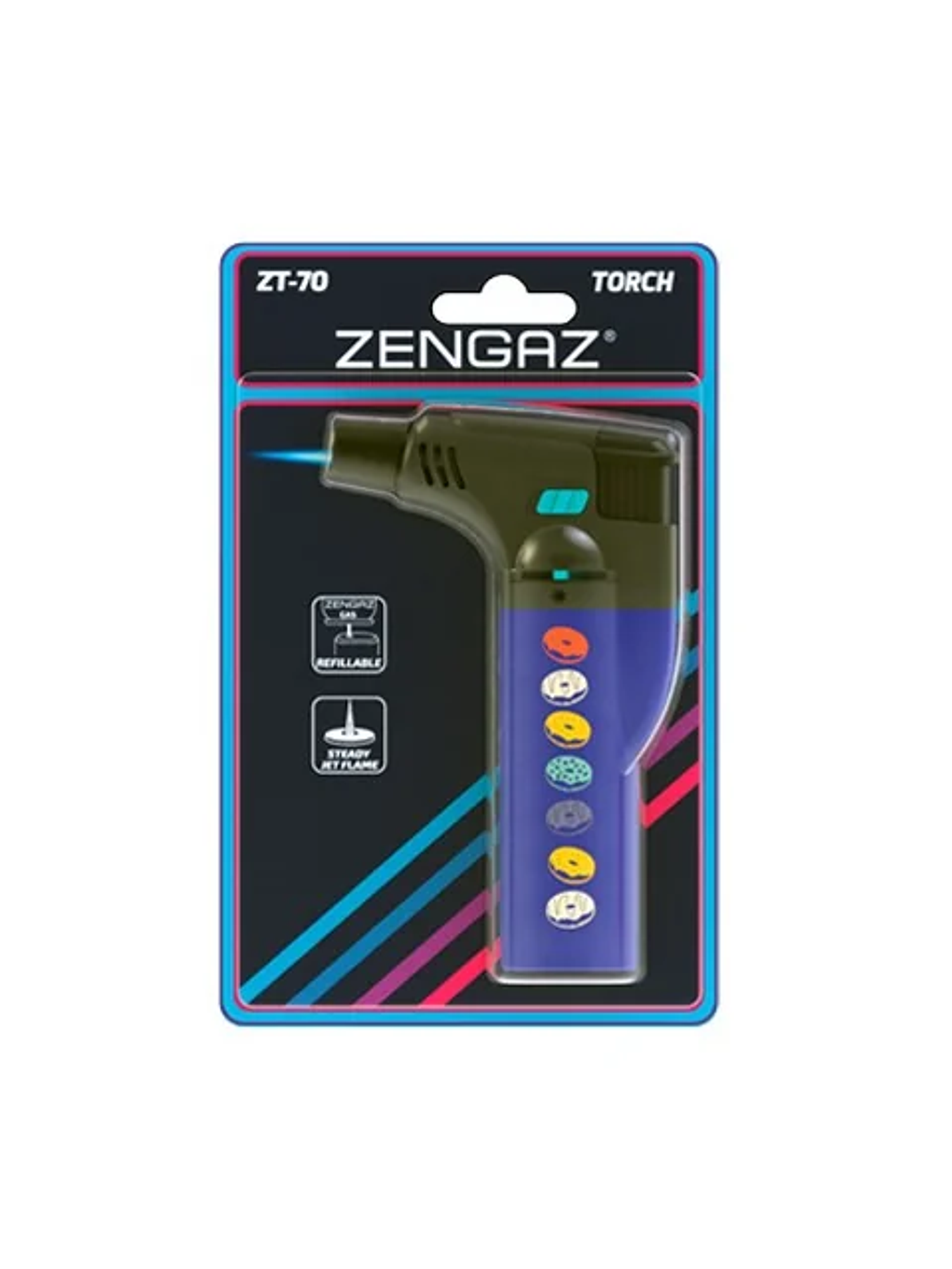 Encendedor  Torch Zt-70 Azul/Donas-Zengaz 1