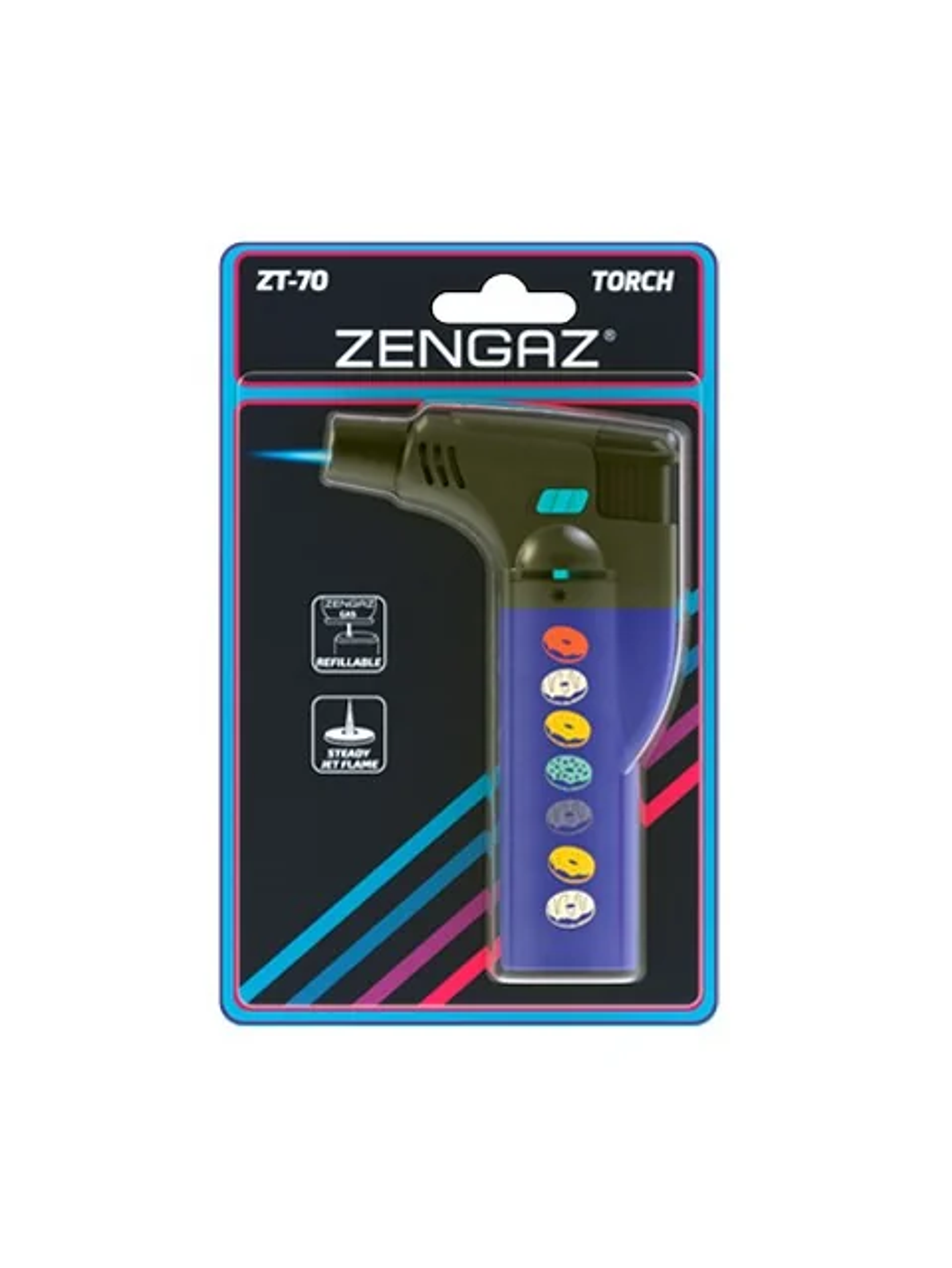 Encendedor  Torch Zt-70 Azul/Donas-Zengaz 1