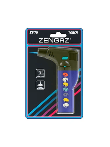 ENCENDEDOR  TORCH ZT-70 AZUL/DONAS-ZENGAZ 1