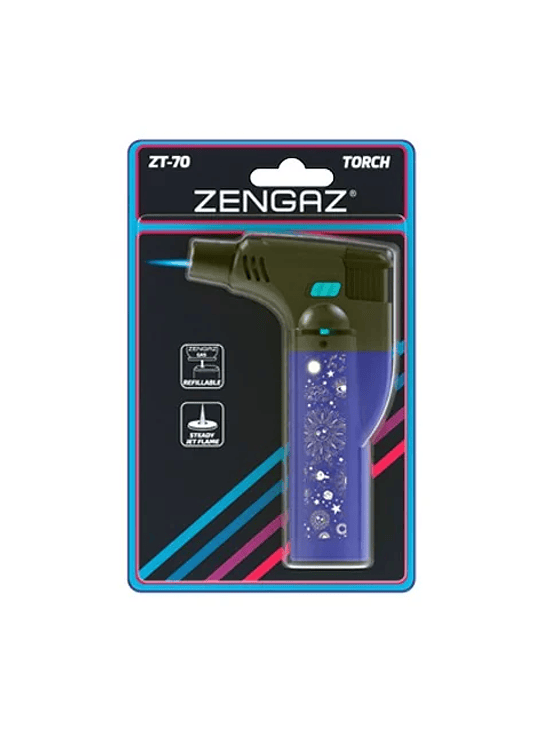 ENCENDEDOR TORCH ZT-70 AZUL-ZENGAZ 1