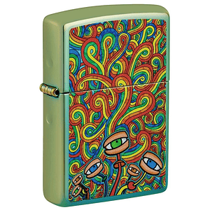 Psychedelic Imagery Design-Zippo