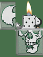 SKULL DESIGN-ZIPPO - Miniatura 2