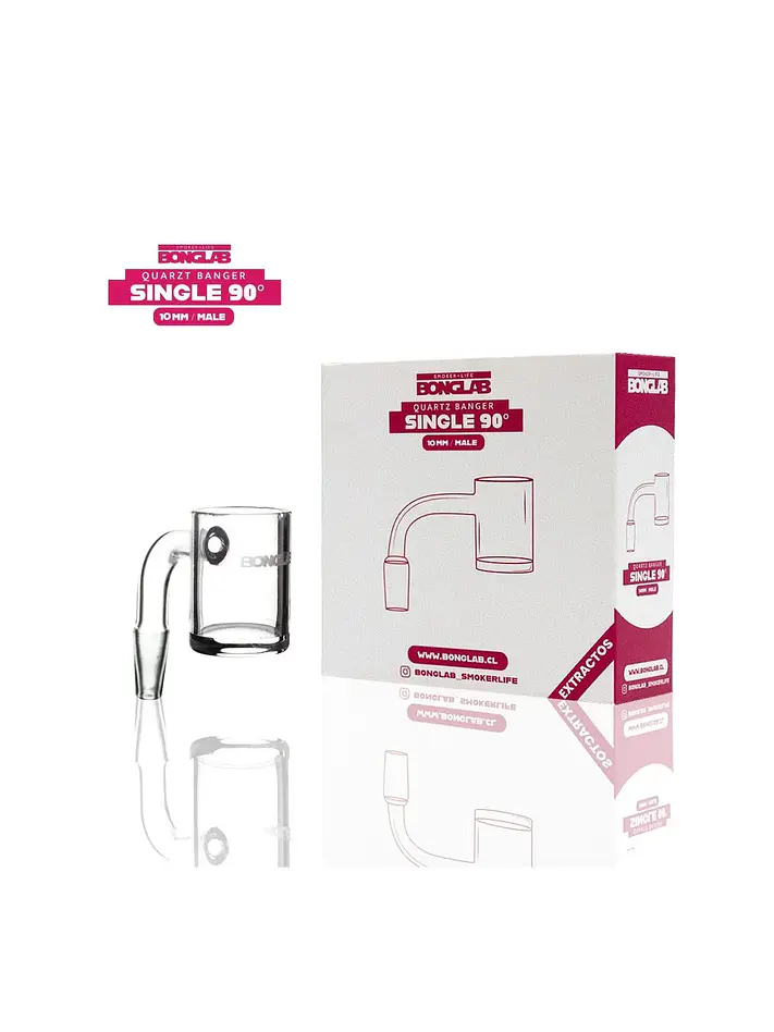 Banger Cuarzo Simple 90 Grados -Bonglab 1