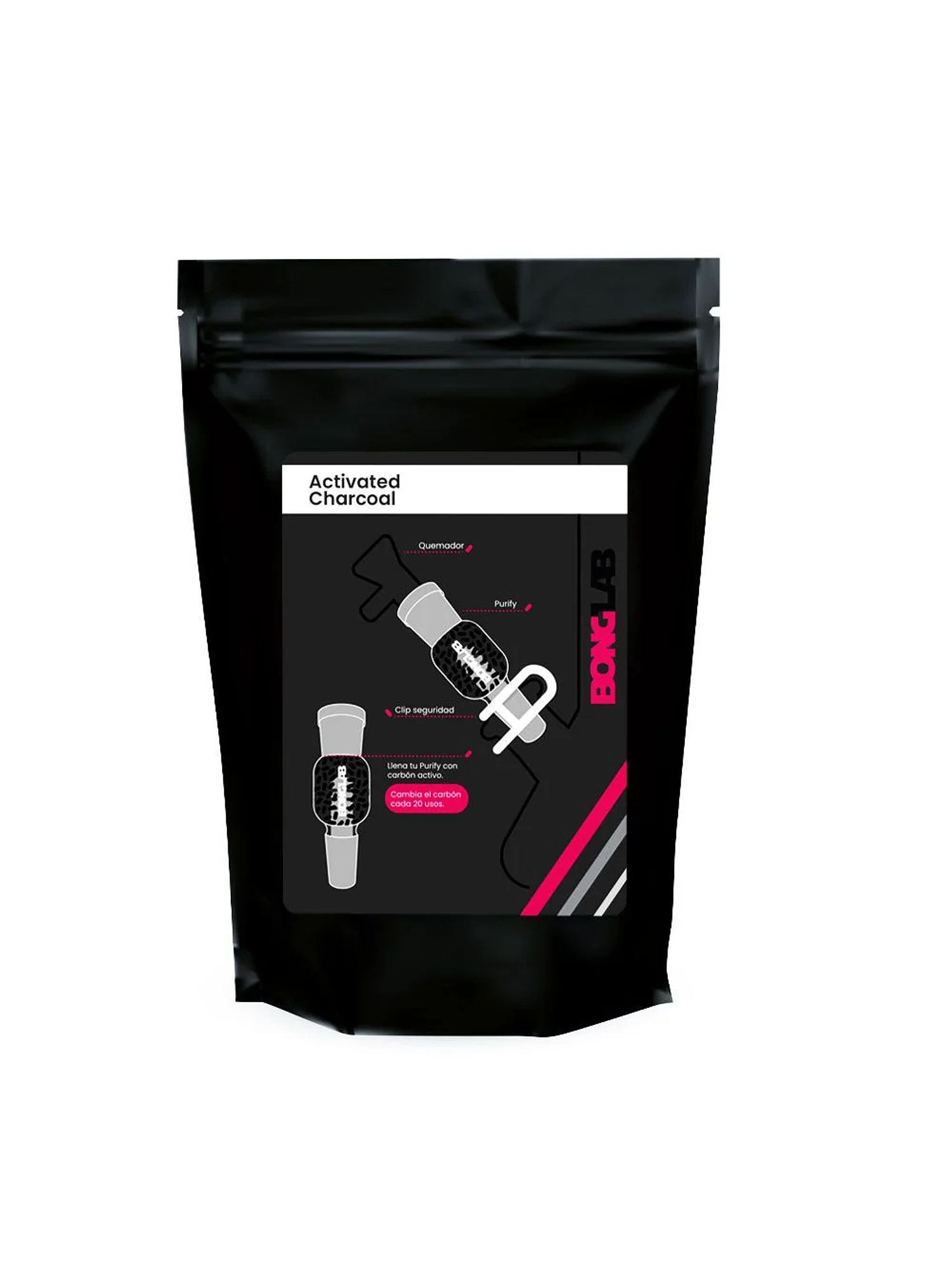 Purify Carbon Activado 120Gr-Bonglab 1