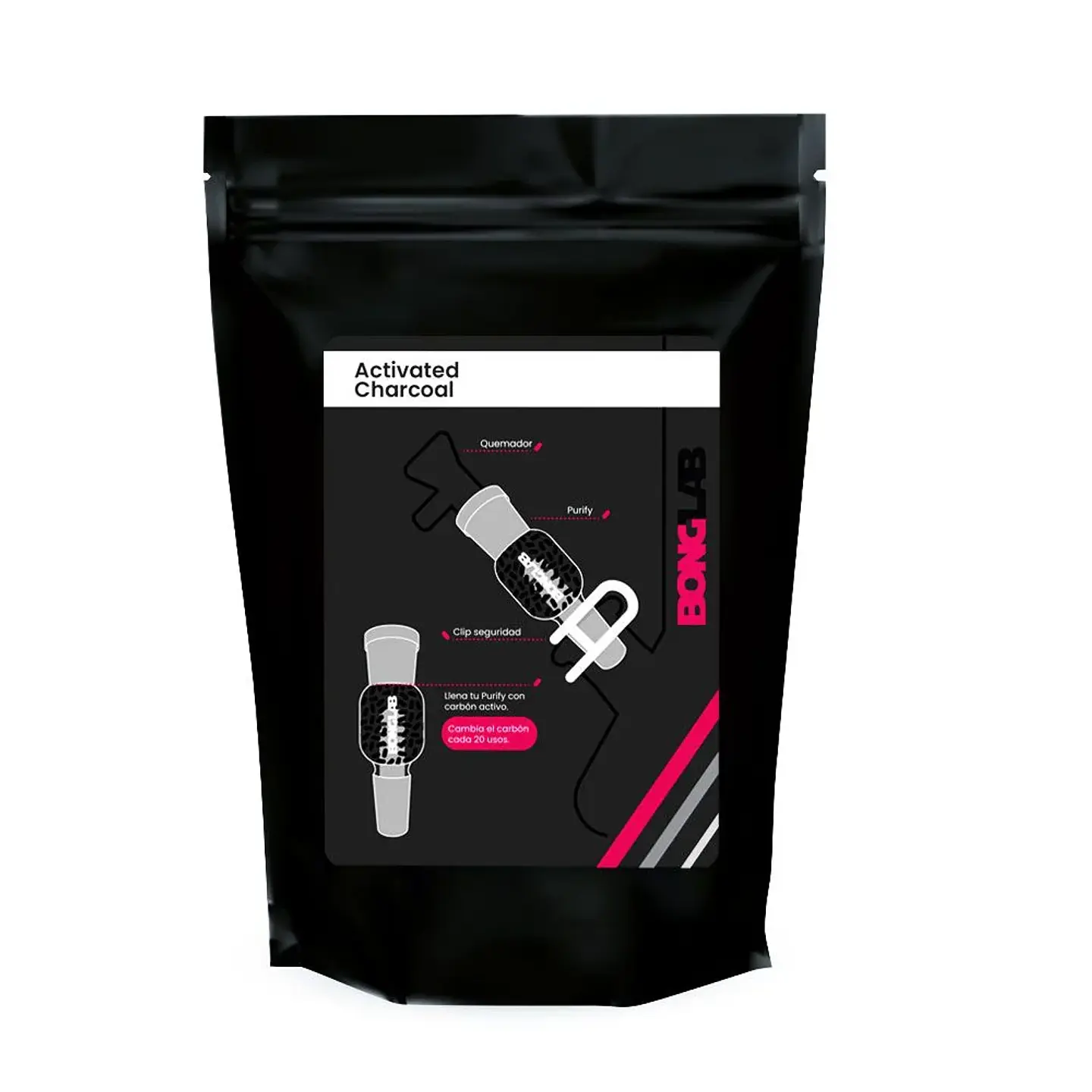 Purify Carbon Activado 120Gr-Bonglab 1