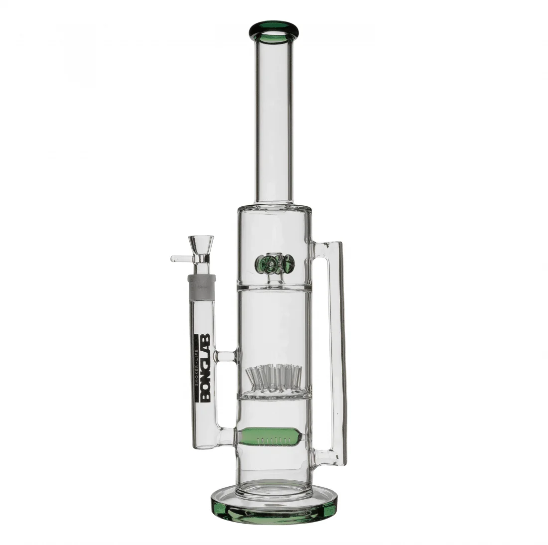 Bong Water Splash Green 50Cm Bonglab 1