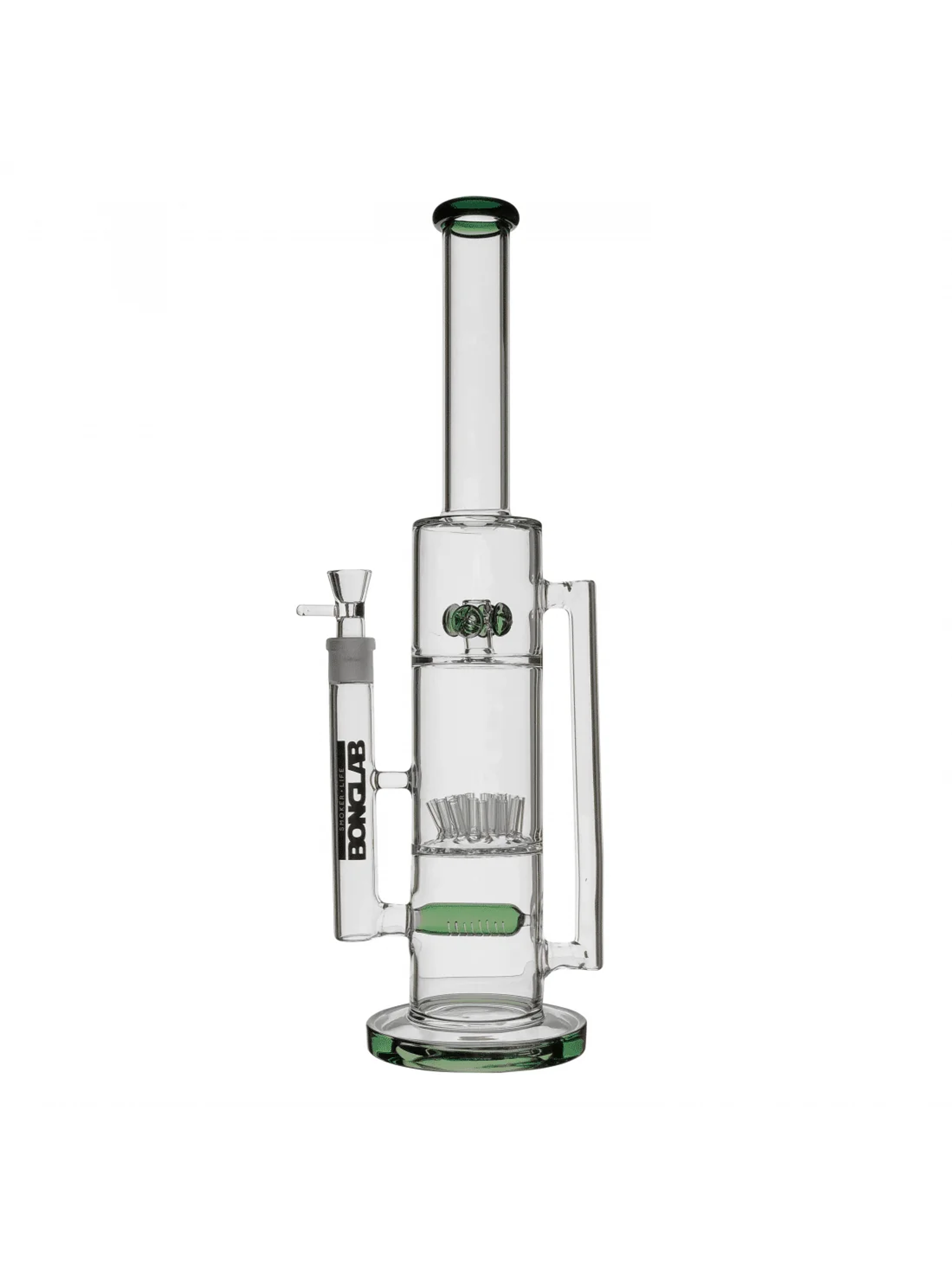 Bong Water Splash Green 50Cm Bonglab 1