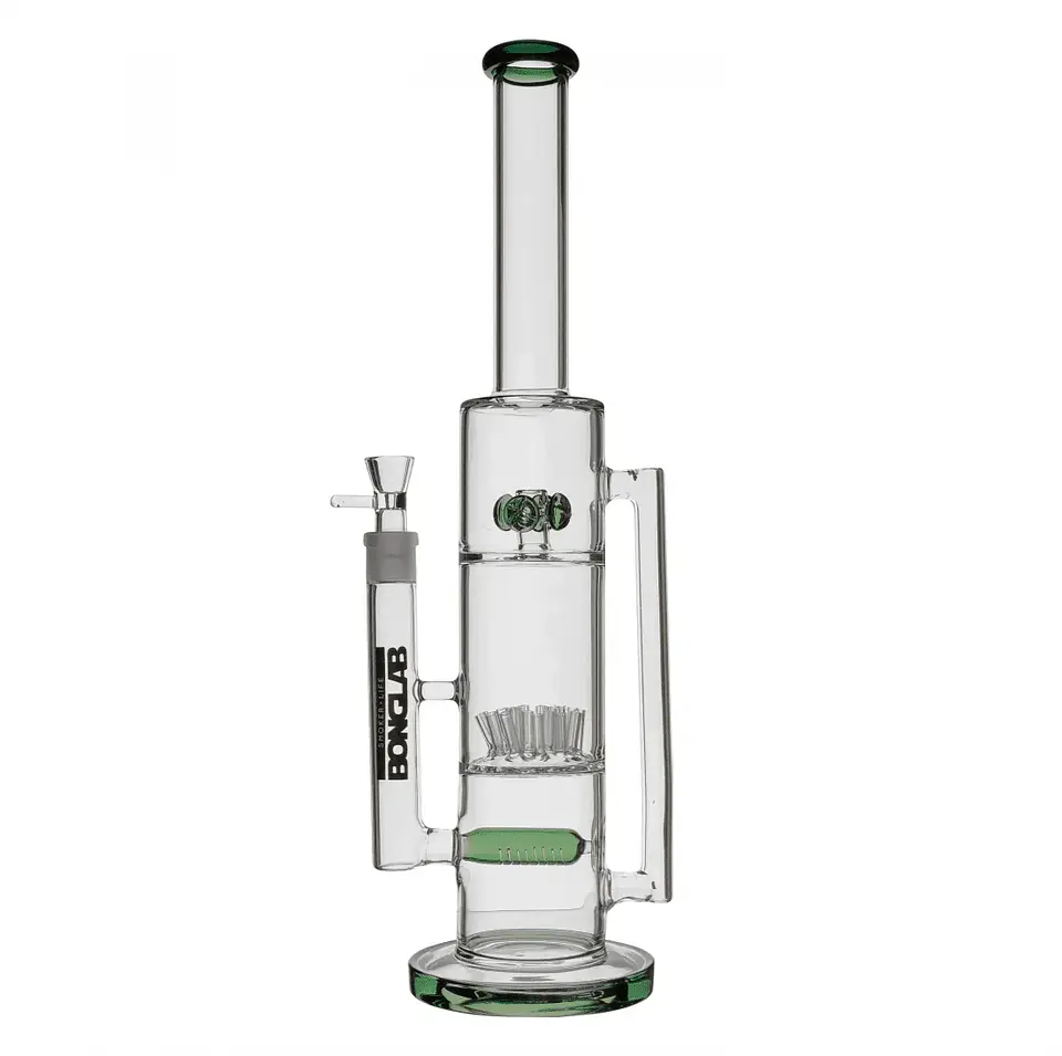 Bong Water Splash Green 50Cm Bonglab 1