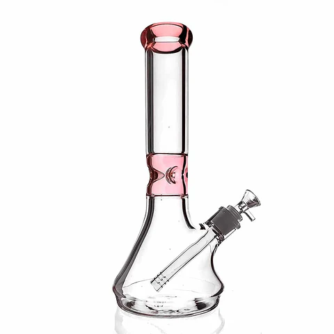 Beaker Arenado Y Tornasol Rosado