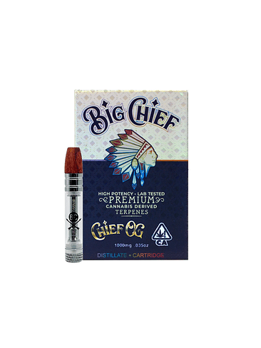 CARTRIDGE CHIEF OG 1ML (VACIO)-BIG CHIEF 1