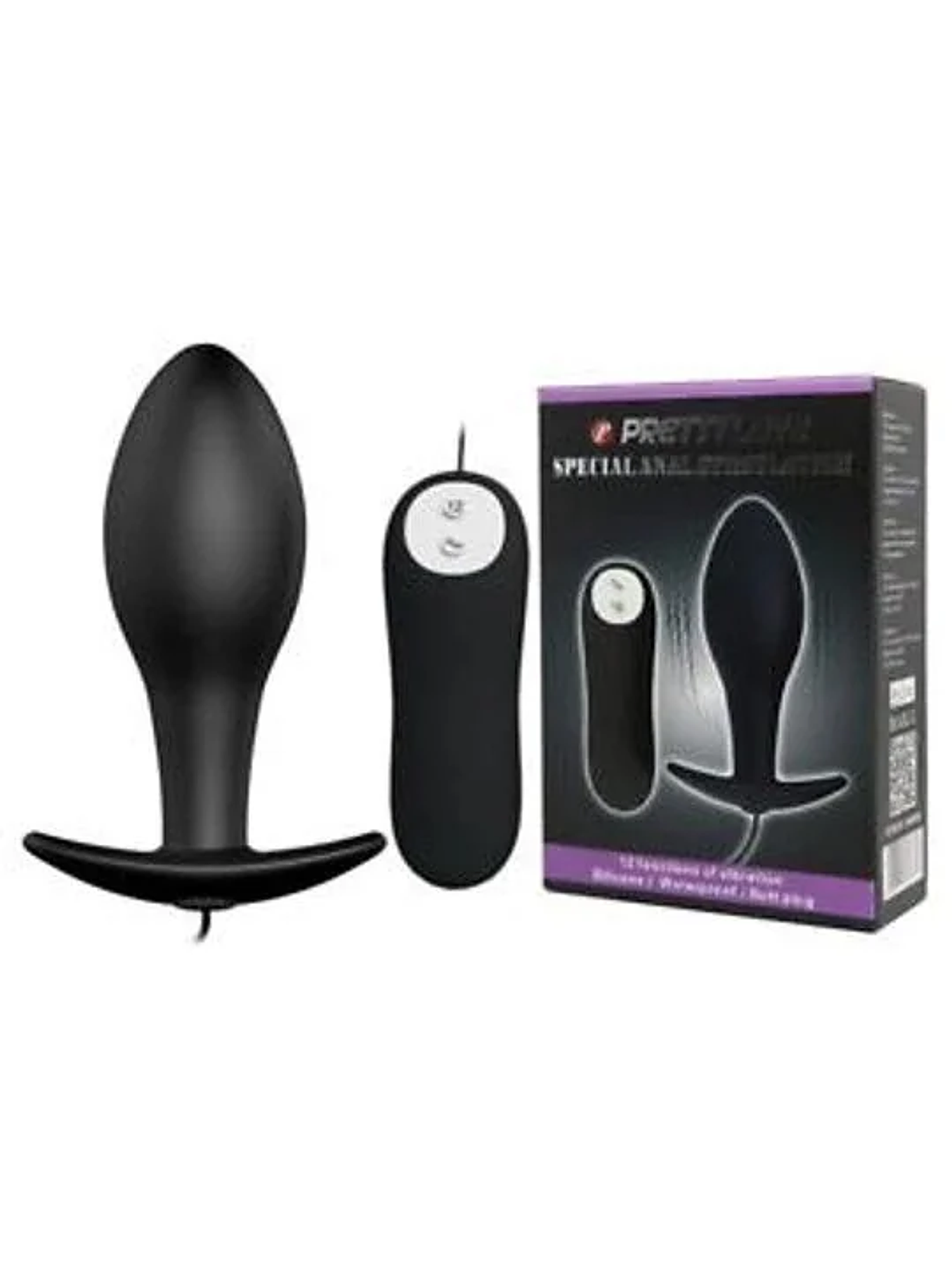Vibrador Plug Anal C/Control 1