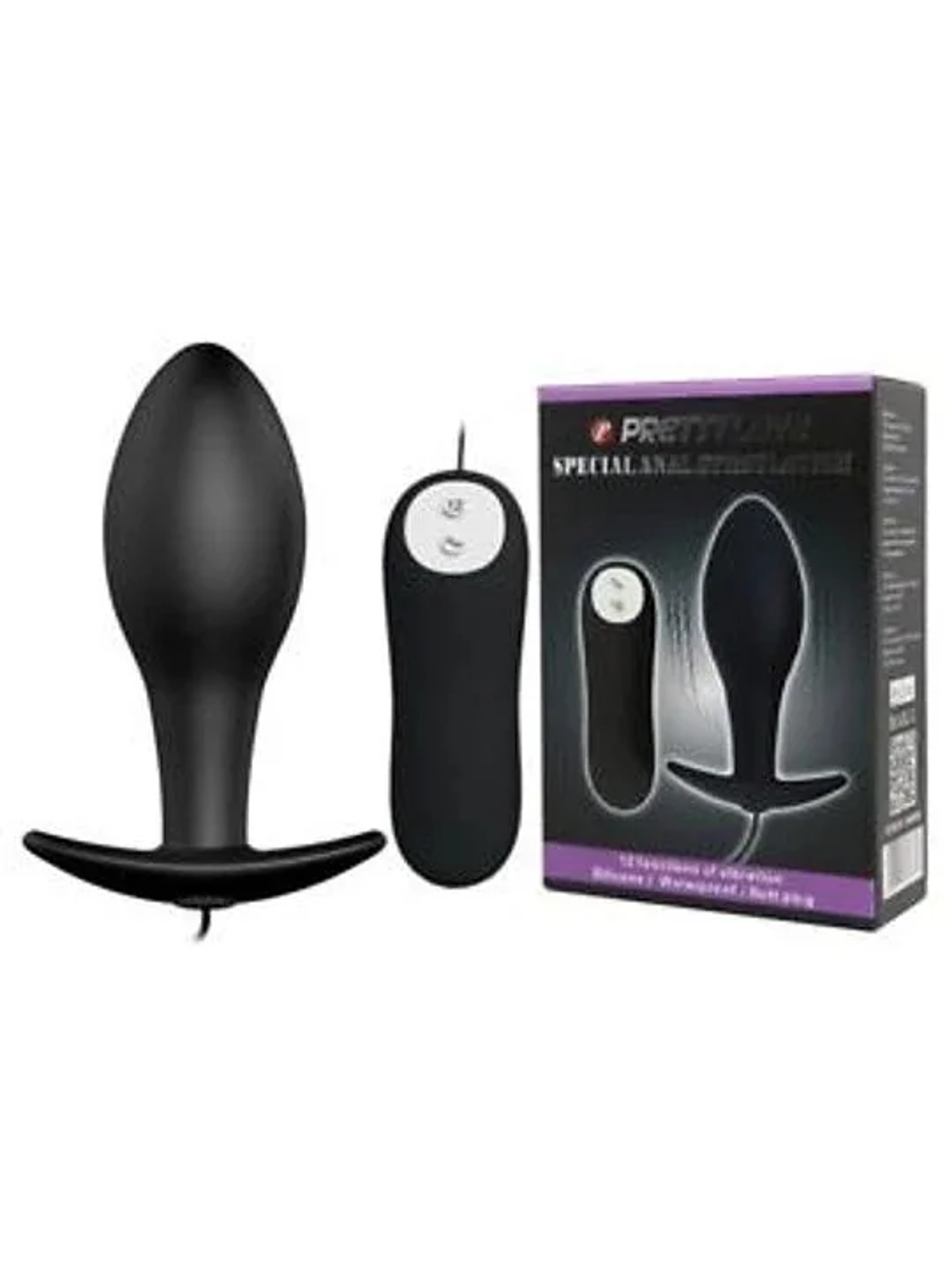Vibrador Plug Anal C/Control 1