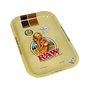 Bandeja Rolado Metalica 18X12Cm Raw Girl