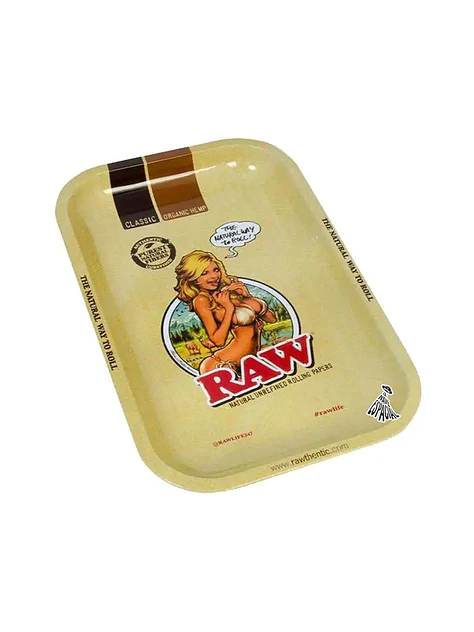 Bandeja Rolado Metalica 18X12Cm Raw Girl 1