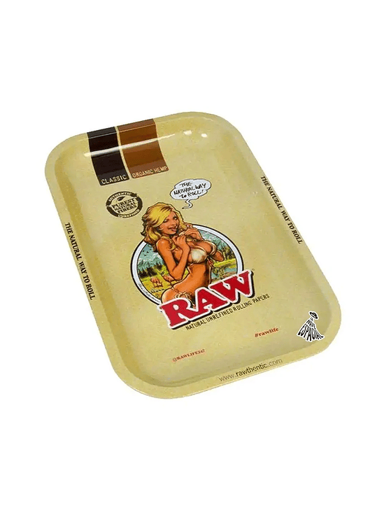 BANDEJA ROLADO METALICA 18X12CM RAW GIRL 1