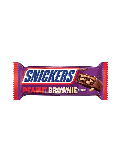 Snickers Peanut Brownie Single Bar 34Gr 1