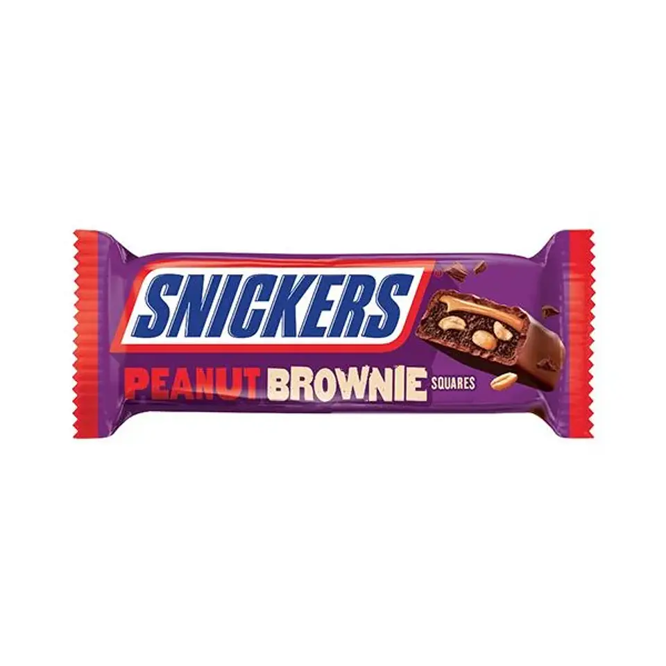 Snickers Peanut Brownie Single Bar 34Gr 1