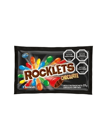 ROCKLETS CHOCOLATE 35 GR 1