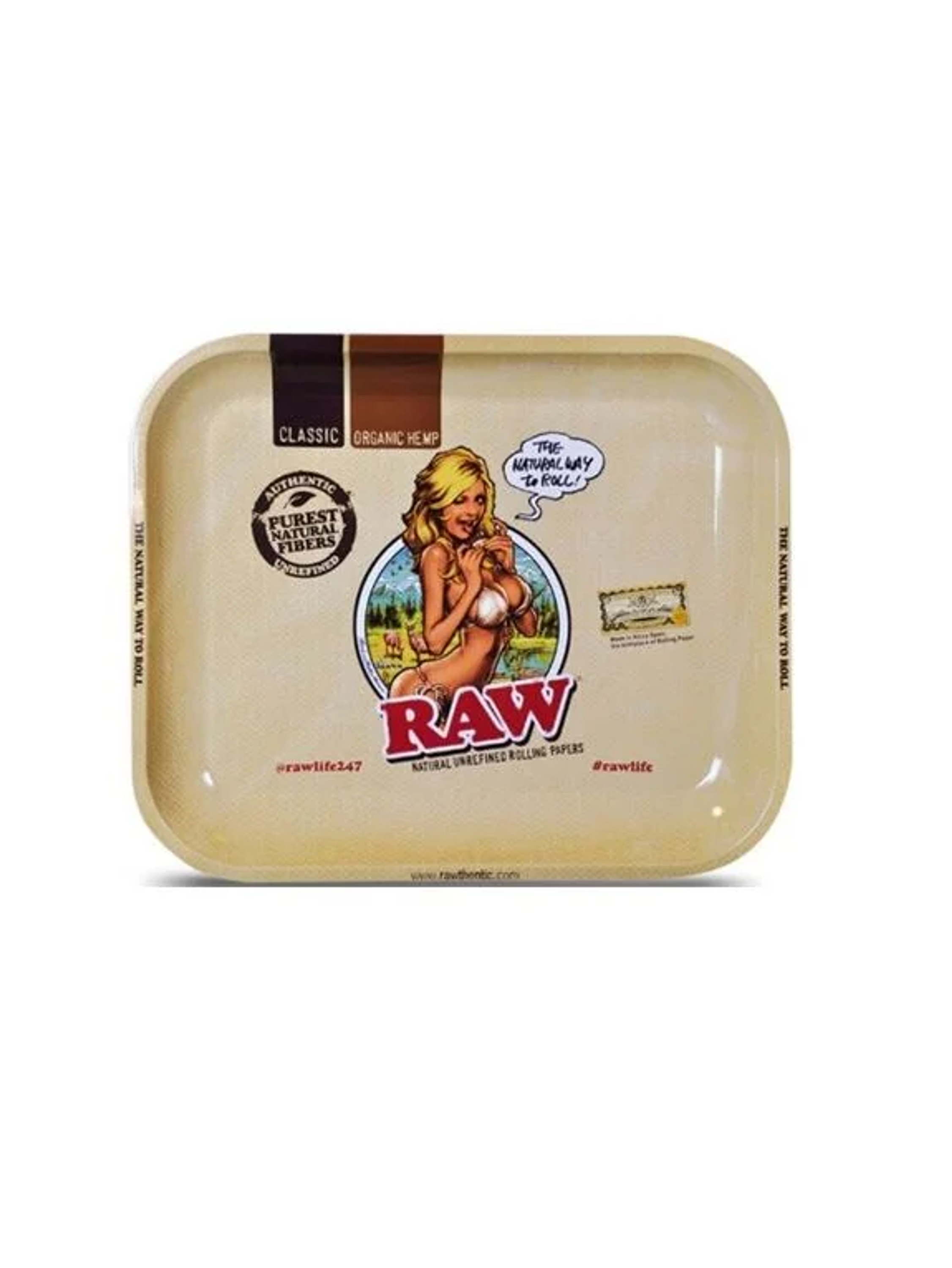 Bandeja Rolado Metalica 28X18Cm Raw 1