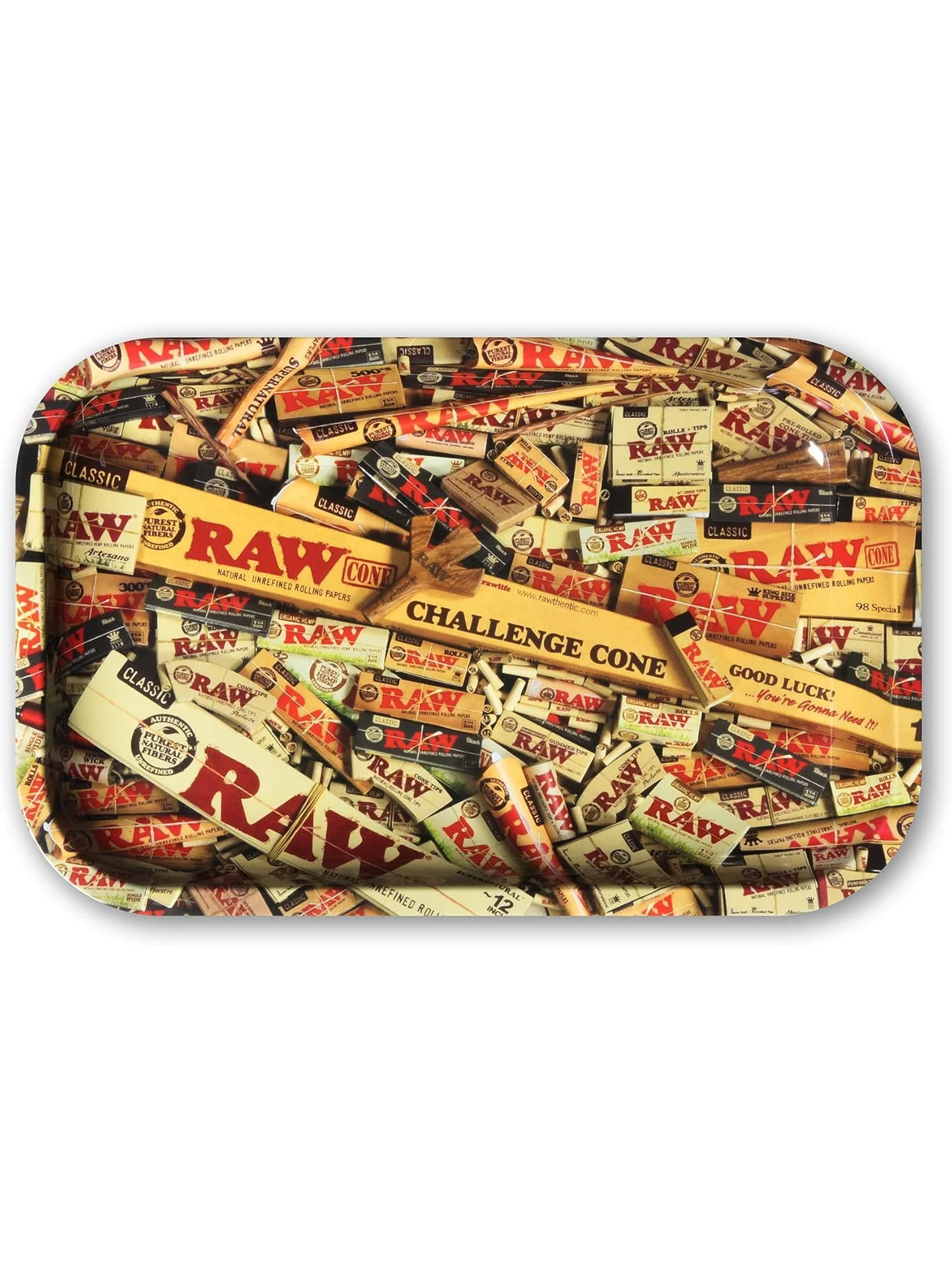 Bandeja Rolado Metalica 28X18Cm Raw Mix 1