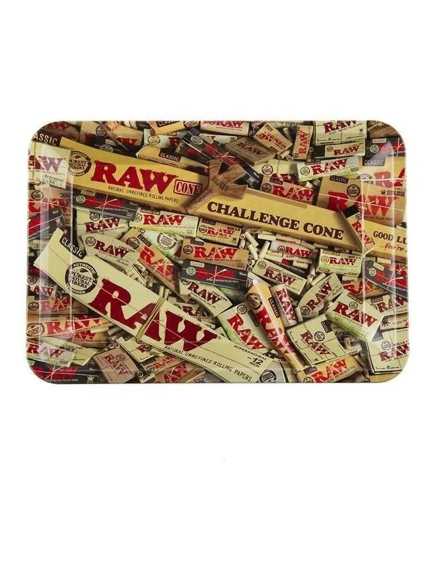 Bandeja Rolado Metalica 18X12Cm Raw Mix 1