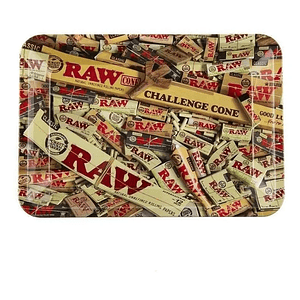 Bandeja Rolado Metalica 18X12Cm Raw Mix