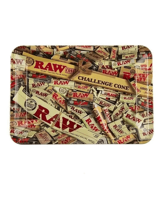 BANDEJA ROLADO METALICA 18X12CM RAW MIX 1