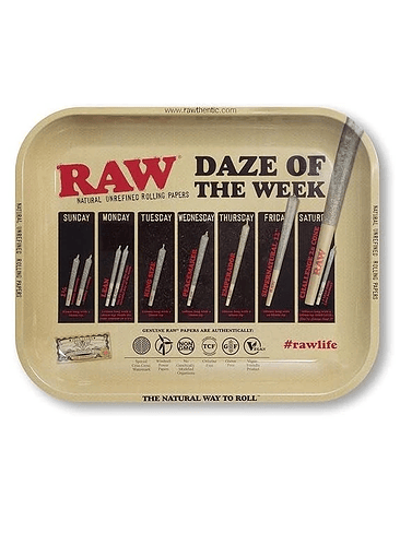 BANDEJA ROLADO METALICA 18X12CM RAW 1