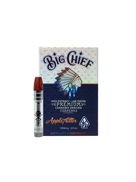 CARTRIDGE APPLE TRIFFER 1ML (VACIO)-BIG CHIEF 1