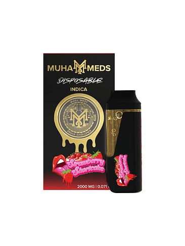 FULL CARTRIDGE POD BATERÍA INCLUIDA STRAWBERRY SHORTCAKE 2ML (VACIO)-MUHA MEDS 1