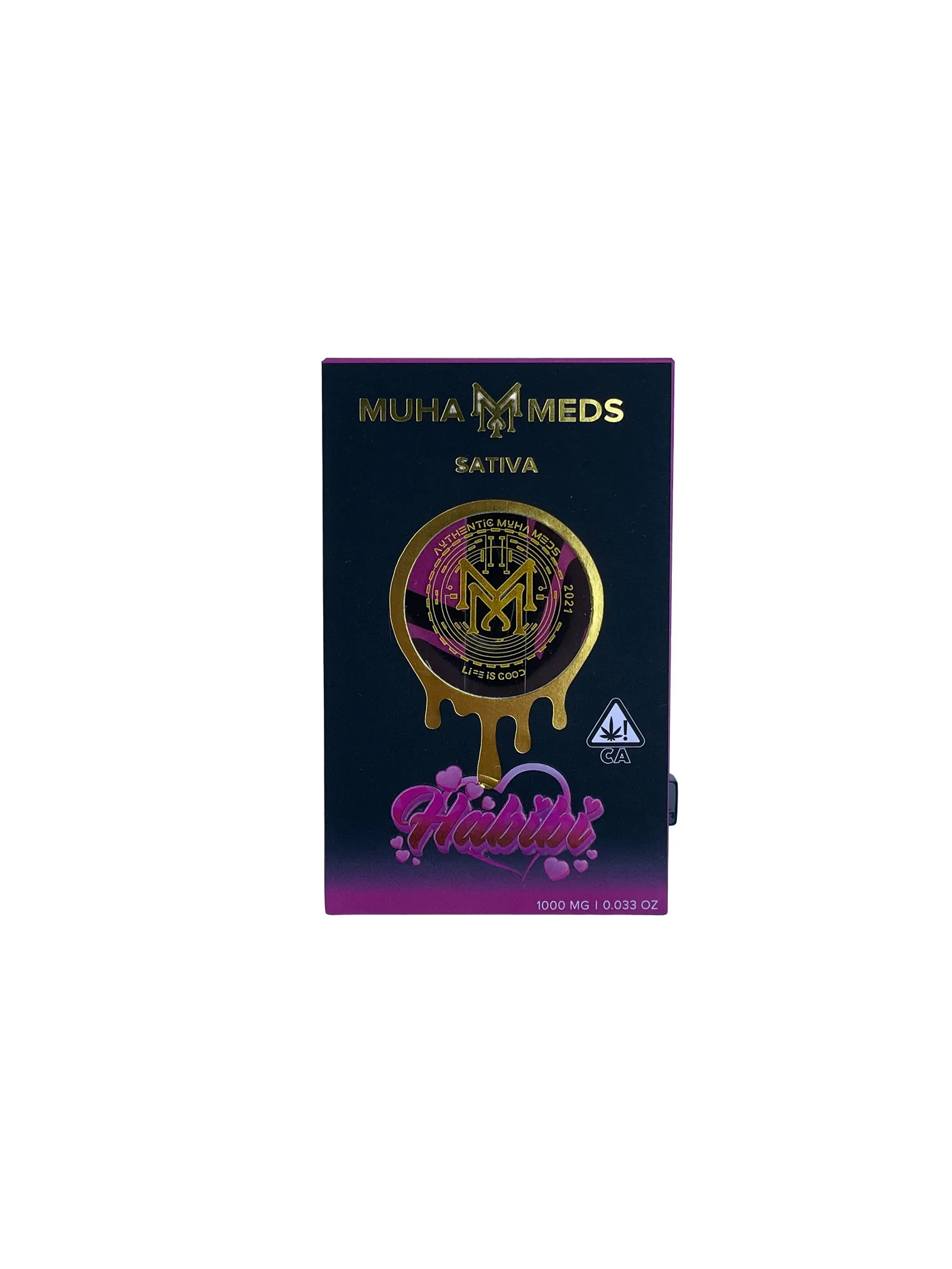 Cartridge Muha Meds 0,8Ml Habibi Sativa (Vacio)-Muha Meds 1