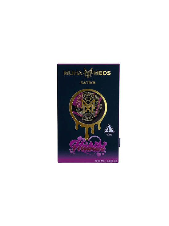 CARTRIDGE MUHA MEDS 0,8ML HABIBI SATIVA (VACIO)-MUHA MEDS 1