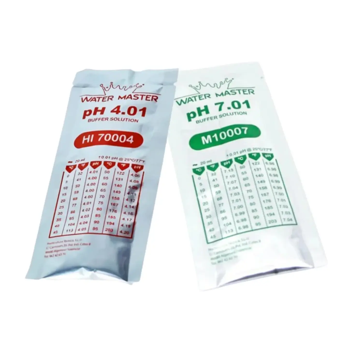 Water Master Pack Solucion Calibrador Ph 7.01/4.01 40Ml 1