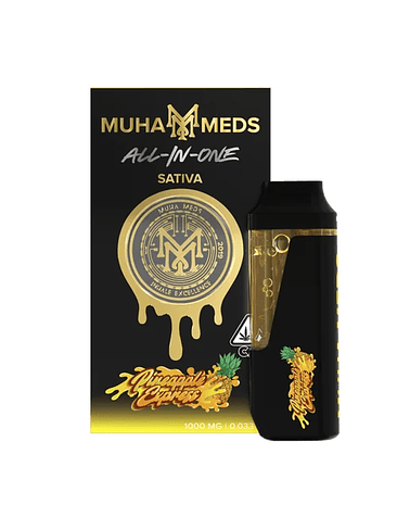 FULL CARTRIDGE POD BATERÍA INCLUIDA PINNEAPLE 2ML (VACIO)-MUHA MEDS 1