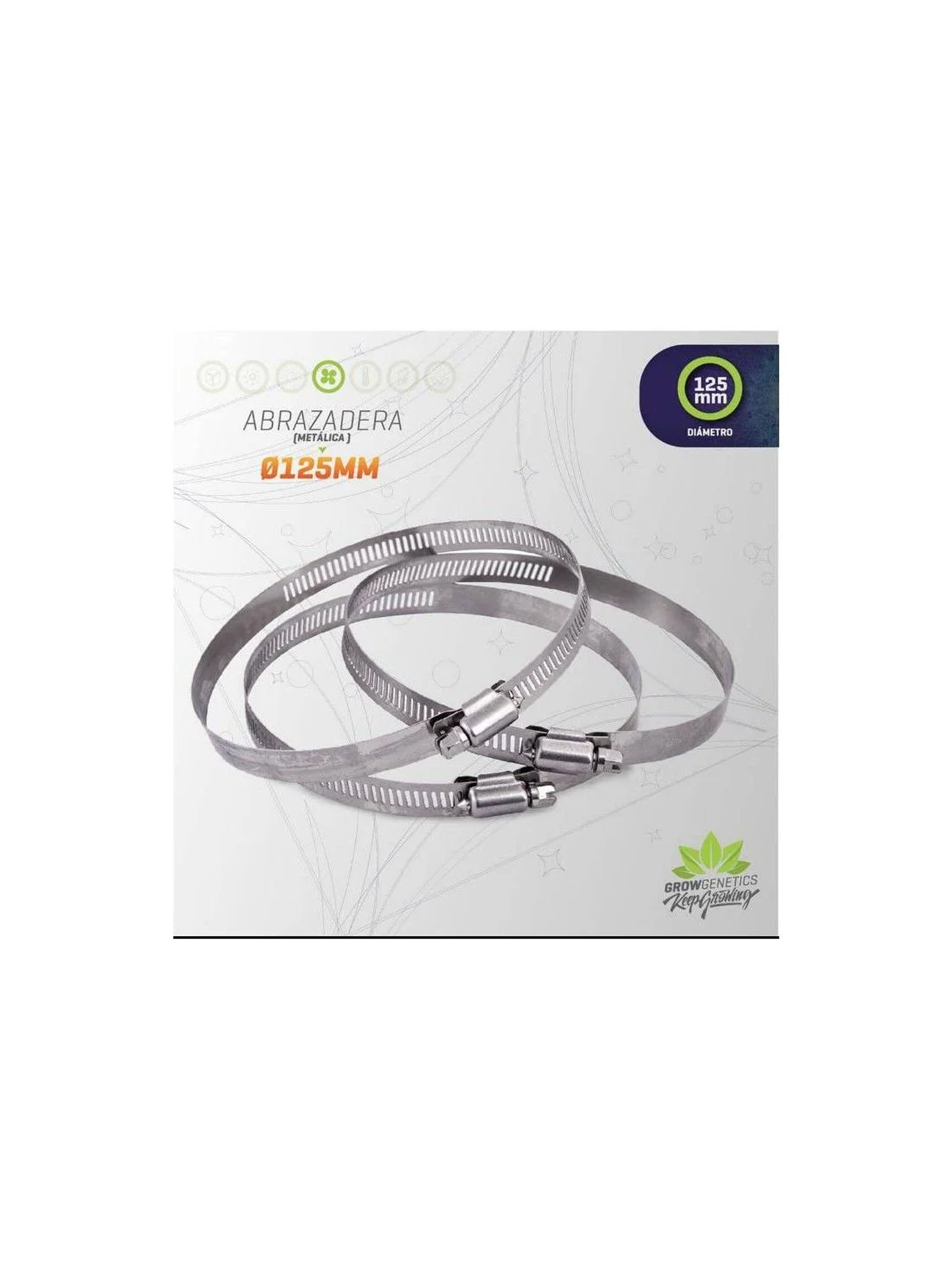 Abrazadera Metalica 125Mm-Grow Genetics 1