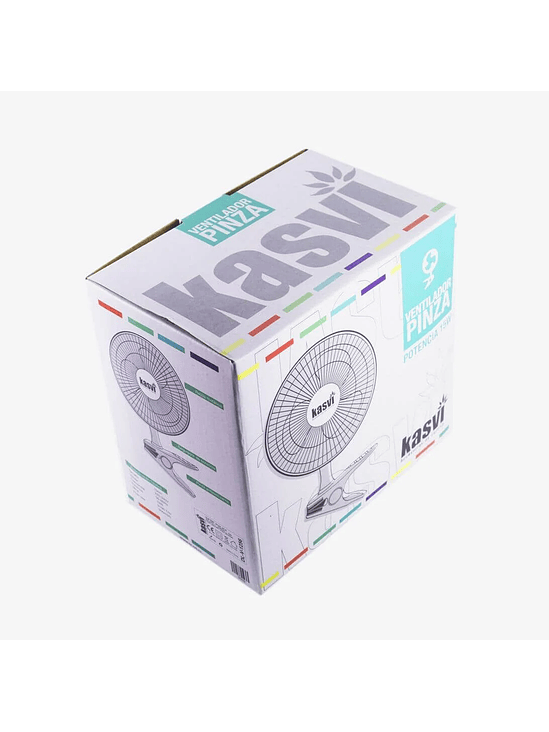 VENTILADOR A PINZA 15W CAJA ROTA -KASVI 2