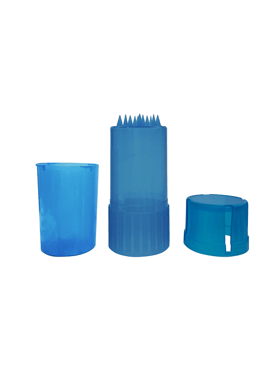 MOLEDOR CONTENEDOR PLASTICO PORTATIL AZUL 2