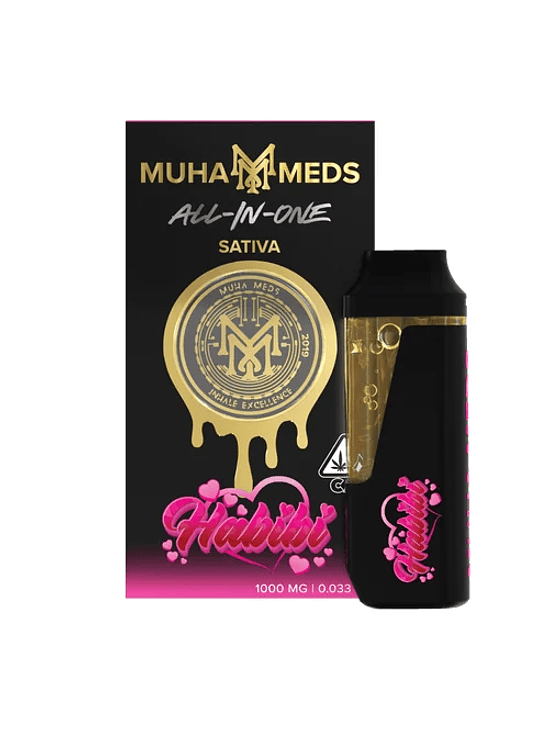 FULL CARTRIDGE POD BATERÍA INCLUIDA HABIBI 2ML (VACIO)-MUHA MEDS 1