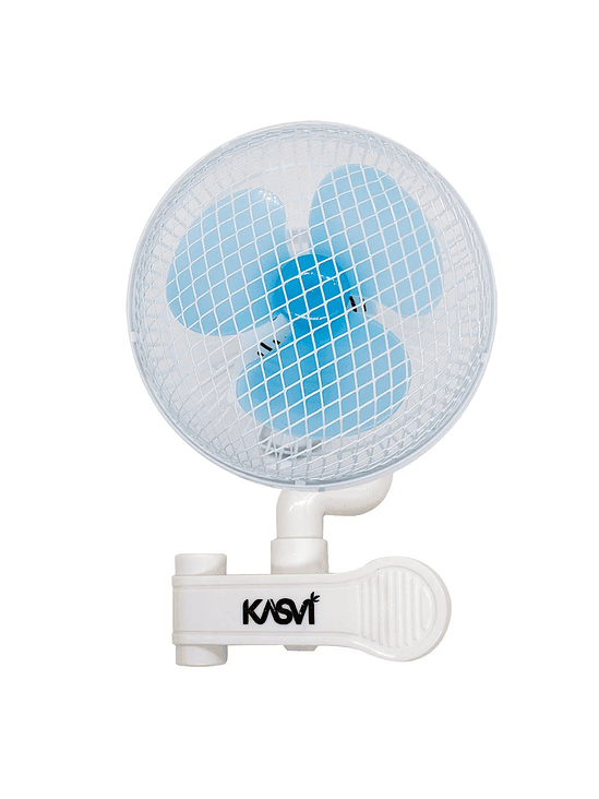 VENTILADOR CLIP FAN PINZA OSCILANTE 22CM 20W-KASVI 3