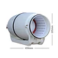 Extractor Silencioso 200Mm/1120Mt3 2 Velocidades - Kasvi - Miniatura 1