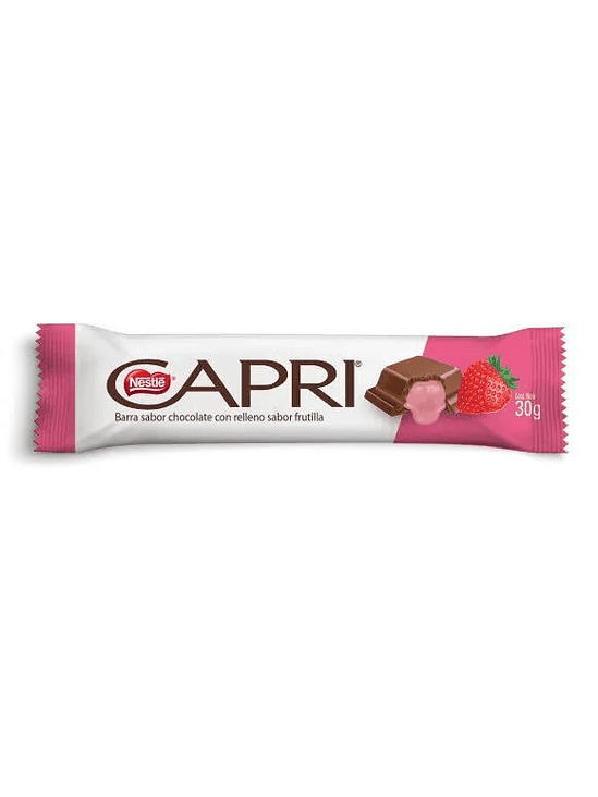 CHOCOLATE CAPRI FRUTILLA 30GR 1