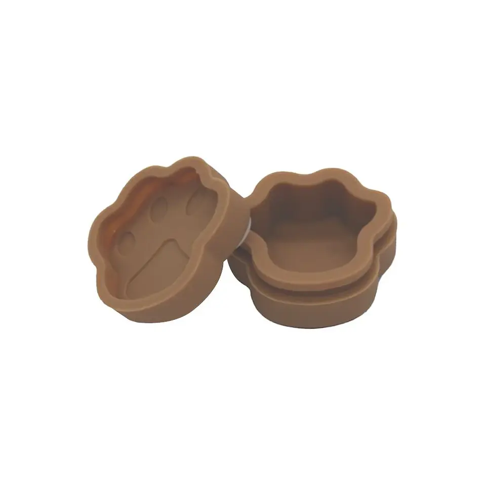 Contenedor Silicona Gato Colores Variados 5