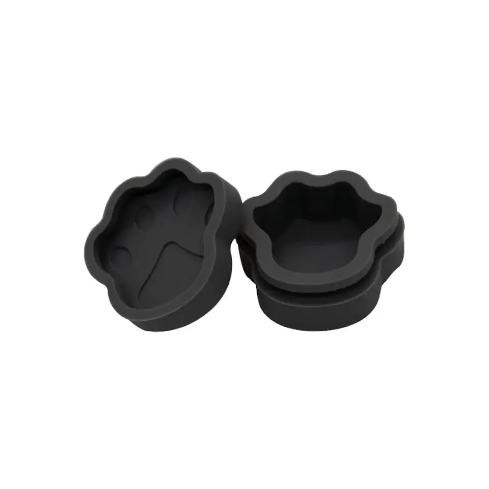 Contenedor Silicona Gato Colores Variados 6