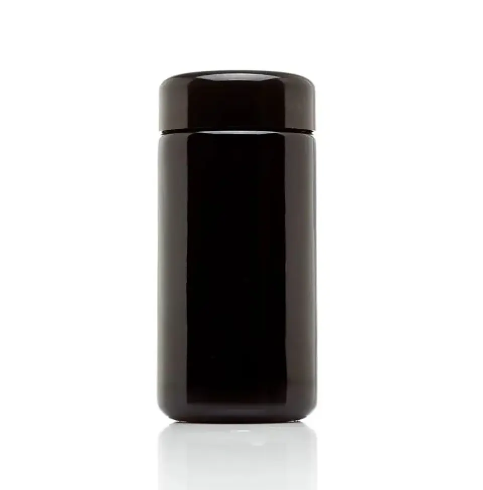 Contenedor Vidrio Negro Uv Con Tapa 1