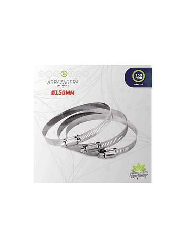 ABRAZADERA METALICA 150MM-GROW GENETICS 1