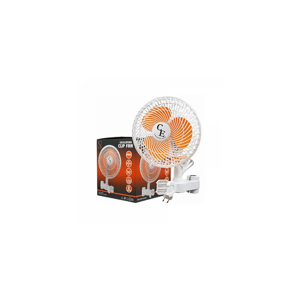 Ventilador De Pinza Oscilante 20W-Cornwall Electronic 2