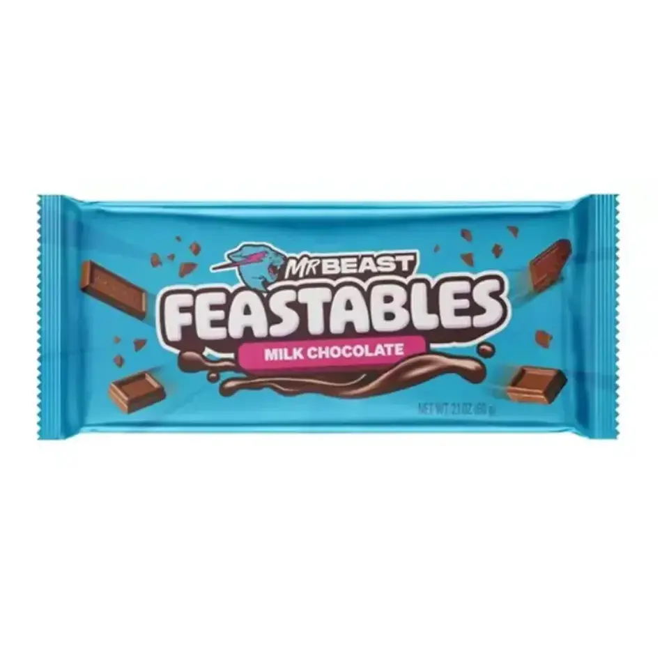 Milk Chocolate Bar 60Gr-Mr. Beast 1