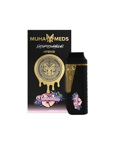 FULL CARTRIDGE POD BATERÍA INCLUIDA TEMTATION 2ML (VACIO)-MUHA MEDS 1